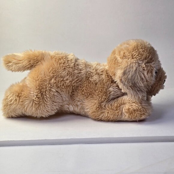 Aurora Plush Golden Labrador Retriever Puppy Realistic Stuffed Animal Toy 12 in - Picture 5 of 13